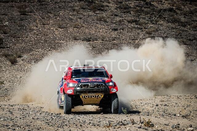Saudi Arabia. 03rd Jan, 2021. 301 Al-Attiyah Nasser (qat), Baumel Matthieu (fra), Toyota, Toyota Gazoo Racing, Auto, action during the 1st stage of the Dakar 2021 between Jeddah and Bisha, in Saudi Arabia on January 3, 2021 - Photo Antonin Vincent / DPPI / LM Credit: Gruppo Editoriale LiveMedia/Alamy Live News