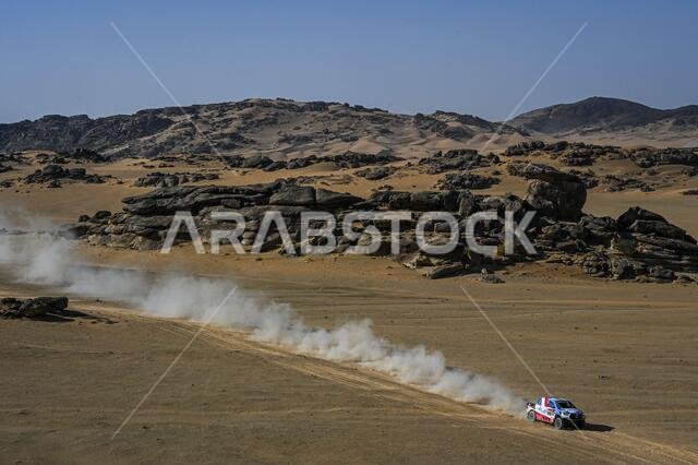 #322 Chabot Ronan (fra), Pillot Gilles (fra), Toyota, Overdrive Toyota, Auto, action during the 2nd stage of the Dakar 2021 between Bisha and Wadi Al Dawasir, in Saudi Arabia on January 4, 2021 - Photo Eric Vargiolu / DPPI / LM