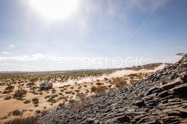 Saudi Arabia. 03rd Jan, 2021. 517 Casale Ignacio (chl), Leon Alvaro (chl), Hoffman David (cze), Tatra, Tatra Buggyra Racing, Camion, Truck, action during the 1st stage of the Dakar 2021 between Jeddah and Bisha, in Saudi Arabia on January 3, 2021 - Photo Frederic Le Flocah / DPPI / LM Credit: Gruppo Editoriale LiveMedia/Alamy Live News