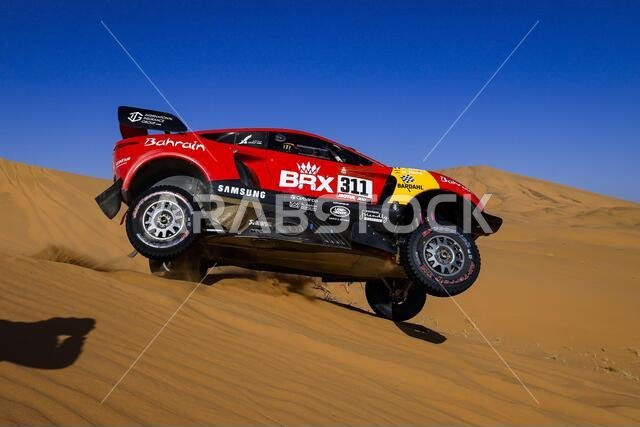 #311 Roma Nani (esp), Winocq Alexandre (fra), Hunter, Bahrain Raid Extreme, BRX, Auto, action during the 2nd stage of the Dakar 2021 between Bisha and Wadi Al Dawasir, in Saudi Arabia on January 4, 2021 - Photo Florent Gooden / DPPI / LM