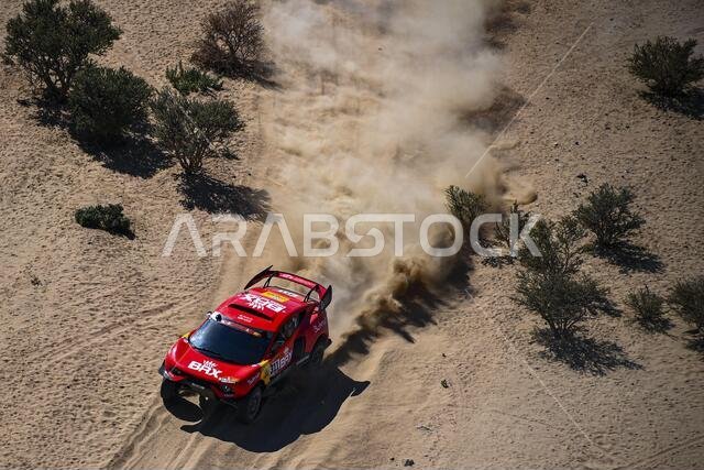 Jeddah, Saudi Arabia. 03rd Jan, 2021. #311 Roma Nani (esp), Winocq Alexandre (fra), Hunter, Bahrain Raid Extreme, BRX, Auto, action during the 1st stage of the Dakar 2021 between Jeddah and Bisha, in Saudi Arabia on January 3, 2021 - Photo DPPI/LM Credit: Gruppo Editoriale LiveMedia/Alamy Live News