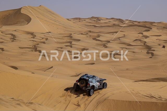 Bisha, Saudi Arabia. 04th Jan, 2021. 384 Bergounhe Jean-Remy (fra), Brucy Jean (fra), PH Sport, PH Sport, Light Weight Vehicles Prototype - T3, action during the 2nd stage of the Dakar 2021 between Bisha and Wadi Al Dawasir, in Saudi Arabia on January 4, 2021 - Photo Florent Gooden/DPPI/LM Credit: Gruppo Editoriale LiveMedia/Alamy Live News