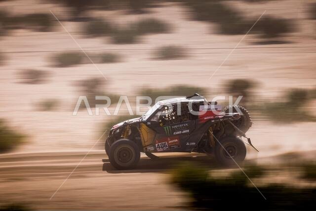 Jeddah, Saudi Arabia. 03rd Jan, 2021. 406 Domzala Aron (pol), Marton Maciej (bra), Can-Am, Monster Engery Can-Am, Motul, SSV Series - T4, action during the 1st stage of the Dakar 2021 between Jeddah and Bisha, in Saudi Arabia on January 3, 2021 - Photo Frederic Le Flocah/DPPI/LM Credit: Gruppo Editoriale LiveMedia/Alamy Live News