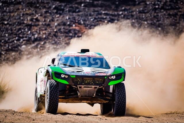 316 Seaidan Yasir (sau), Kuzmich Alexey (rus), Century, SRT Racing, Auto, action during the 4th stage of the Dakar 2021 between Wadi Al Dawasir and Riyadh, in Saudi Arabia on January 6, 2021 - Photo Frederic Le Floc'h / DPPI / LM