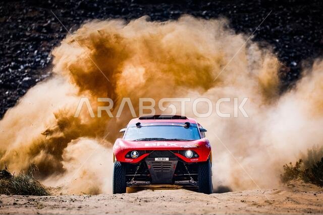 Riyadh, Saudi Arabia. 06th Jan, 2021. 311 Roma Nani (esp), Winocq Alexandre (fra), Hunter, Bahrain Raid Extreme, BRX, Auto, action during the 4th stage of the Dakar 2021 between Wadi Al Dawasir and Riyadh, in Saudi Arabia on January 6, 2021 - Photo Frederic Le Floc'h/DPPI/LM Credit: Gruppo Editoriale LiveMedia/Alamy Live News Riyadh, Saudi Arabia. 06th Jan, 2021. 311 Roma Nani (esp), Winocq Alexandre (fra), Hunter, Bahrain Raid Extreme, BRX, Auto, action during the 4th stage of the Dakar 2021 between Wadi Al Dawasir and Riyadh, in Saudi Arabia on January 6, 2021 - Photo Frederic Le Floc'h/DPPI/LM Credit: Gruppo Editoriale LiveMedia/Alamy Live News