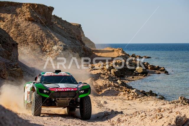 Neom, Saudi Arabia. 12th Jan, 2021. #316 Seaidan Yasir (sau), Kuzmich Alexey (rus), Century, SRT Racing, Auto, action during the 9th stage of the Dakar 2021 between Neom and Neom, in Saudi Arabia on January 12, 2021 - Photo Julien Delfosse/DPPI/LM Credit: Gruppo Editoriale LiveMedia/Alamy Live News