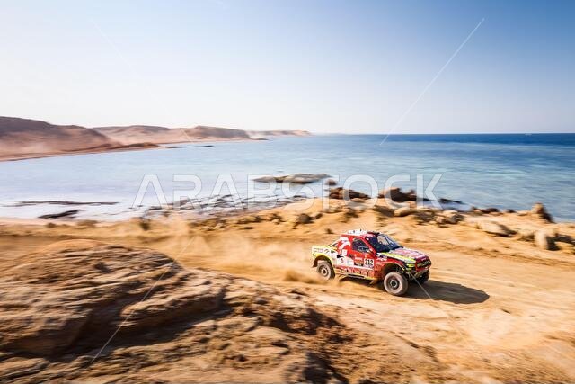 Neom, Saudi Arabia. 12th Jan, 2021. 312 Prokop Martin (cze), Chytka Viktor (cze), Ford, Orlen Benzina Team, Auto, action during the 9th stage of the Dakar 2021 between Neom and Neom, in Saudi Arabia on January 12, 2021 - Photo Antonin Vincent/DPPI/LM Credit: Gruppo Editoriale LiveMedia/Alamy Live News