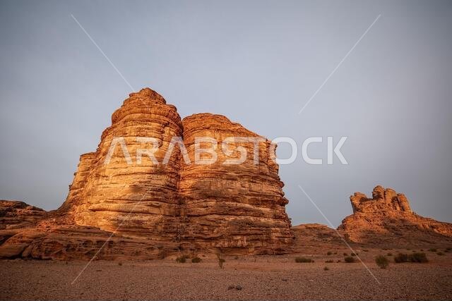 Al Ula, Saudi Arabia. 13th Jan, 2021. landscape, paysage during the 10th stage of the Dakar 2021 between Neom and Al-?Ula, in Saudi Arabia on January 13, 2021 - Photo Frederic Le Floc'h/DPPI/LM Credit: Gruppo Editoriale LiveMedia/Alamy Live News
