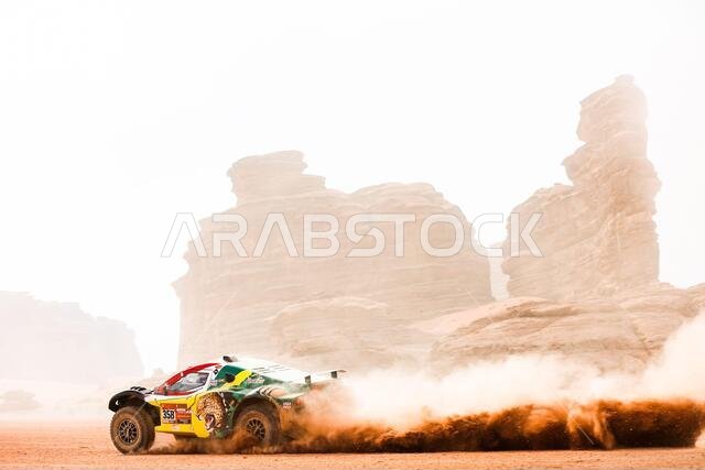 Al Ula, Saudi Arabia. 13th Jan, 2021. 358 Gastaldi Marcelo Tiglia (bra), Roldan Lourival (bra), Century, Century Racing, Auto, action during the 10th stage of the Dakar 2021 between Neom and Al-Ula, in Saudi Arabia on January 13, 2021 - Photo Antonin Vincent/DPPI/LM Credit: Gruppo Editoriale LiveMedia/Alamy Live News