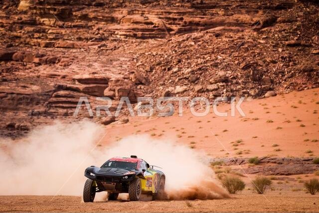 Al Ula, Saudi Arabia. 13th Jan, 2021. 358 Gastaldi Marcelo Tiglia (bra), Roldan Lourival (bra), Century, Century Racing, Auto, action during the 10th stage of the Dakar 2021 between Neom and Al-Ula, in Saudi Arabia on January 13, 2021 - Photo Antonin Vincent/DPPI/LM Credit: Gruppo Editoriale LiveMedia/Alamy Live News