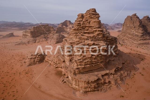 Al Ula, Saudi Arabia. 13th Jan, 2021. Illustration, landscape during the 10th stage of the Dakar 2021 between Neom and Al-Ê¿Ula, in Saudi Arabia on January 13, 2021 - Photo Eric Vargiolu/DPPI/LM Credit: Gruppo Editoriale LiveMedia/Alamy Live News