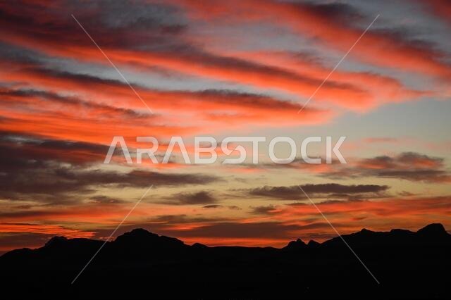 Sunrise, landscape during the 11th stage of the Dakar 2021 between Al-aUla and Yanbu, in Saudi Arabia on January 14, 2021 - / LM Sunrise, landscape during the 11th stage of the Dakar 2021 between Al-aUla and Yanbu, in Saudi Arabia on January 14, 2021 - / LM