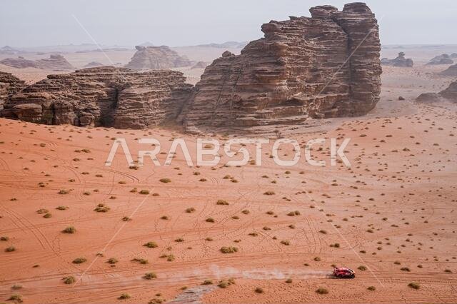 العلا، المملكة العربية السعودية. ١٣ يناير ٢٠٢١. #٣١١ روما ناني (إسبانيا)، وينوك ألكسندر (فرنسا)، هانتر، فريق البحرين رايد إكستريم، بي آر إكس، أوتو، خلال المرحلة العاشرة من رالي داكار ٢٠٢١ بين نيوم والعلا، في المملكة العربية السعودية بتاريخ ١٣ يناير ٢٠٢١ - صورة إريك فارغيولو/DPPI/LM. حقوق الصورة: Gruppo Editoriale LiveMedia/Alamy Live News