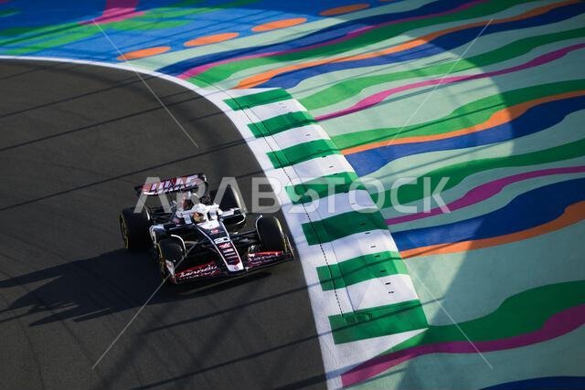 Jeddah, Saudi Arabia. 7th March 2024. Kevin Magnussen of MoneyGram Haas F1 Team During FP1. AHMAD ALSHEHAB/Alamy Live News