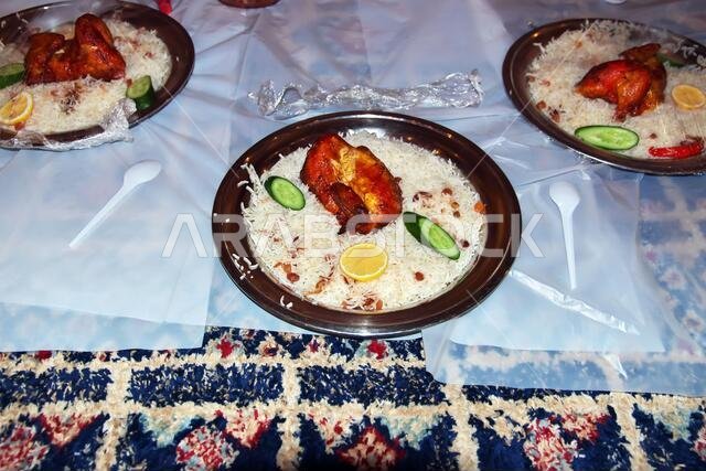The national food in Tabuk city, Saudi Arabia