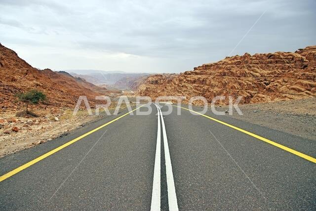 Wadi Disah, Al Shaq canyon, Saudi Arabia