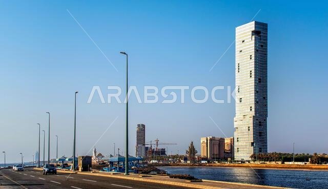 Cityscapes of Famous Buildings in Jeddah City