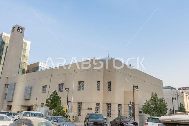 A common mosque in the downtown of Riyadh, Kingdom of Saudi Arabia A common mosque in the downtown of Riyadh, Kingdom of Saudi Arabia