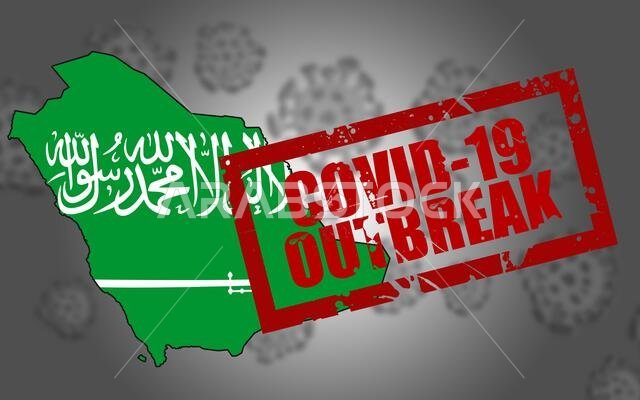 تفشي فيروس كوفيد-19 في المملكة العربية السعودية، عرض ثلاثي الأبعاد