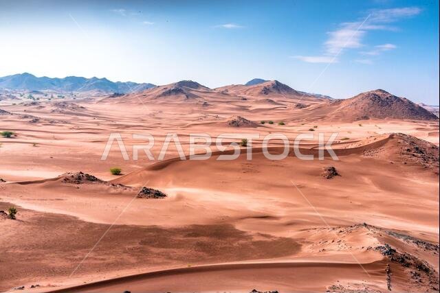 منظر صحراوي لمدينة جدة، المملكة العربية السعودية