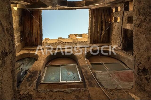Ruin Building near Tarout Castle, Qatif, Saudi Arabia.