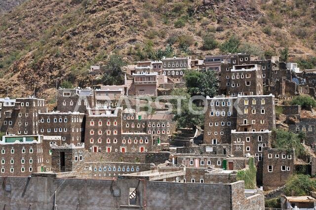 The historic village Rijal Almaa, Saudi Arabia