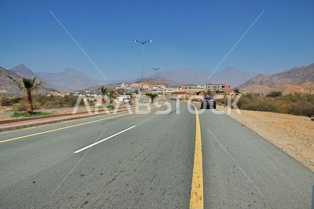 The road to Al Bahah, Saudi Arabia
