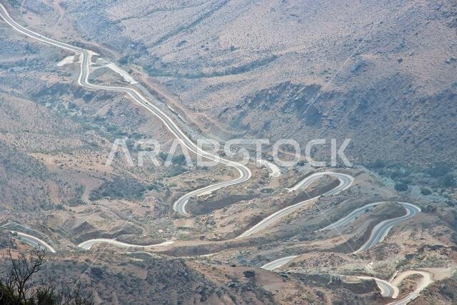 Nature of Hejaz Mountains close Taif city in Makkah Province Saudi Arabia Nature of Hejaz Mountains close Taif city in Makkah Province Saudi Arabia