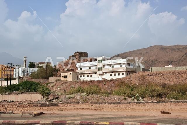قرية صغيرة في جبال الحجاز، منطقة مكة المكرمة، المملكة العربية السعودية