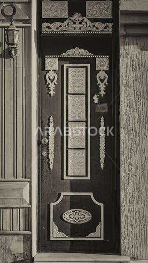 Saudi Door - Antique Sepia