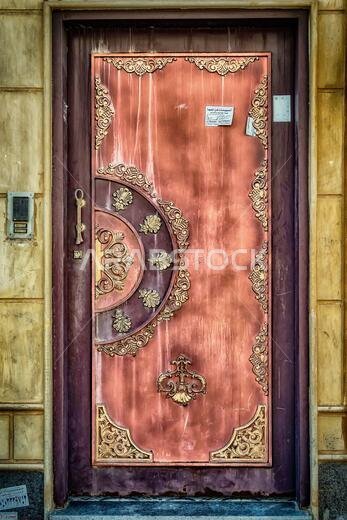 باب سعودي - ظل ريفي بتقنية HDR