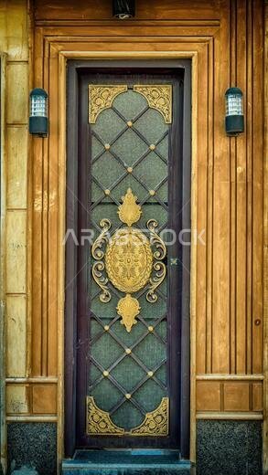 Saudi Door-rustic shadow HDR