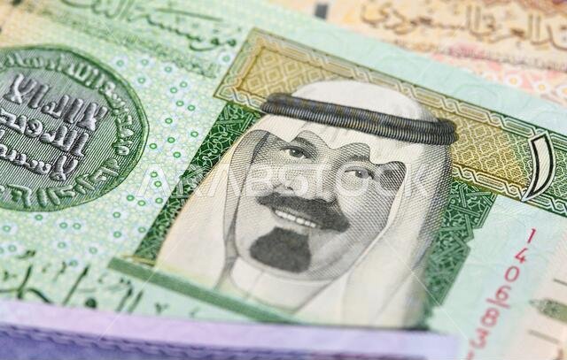 Collection of Saudi Arabia Riyal banknotes