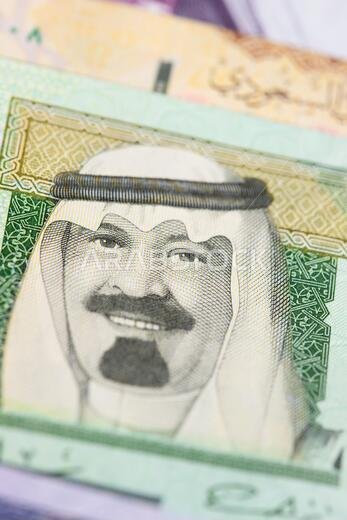 مجموعة من الأوراق النقدية من فئة الريال السعودي
