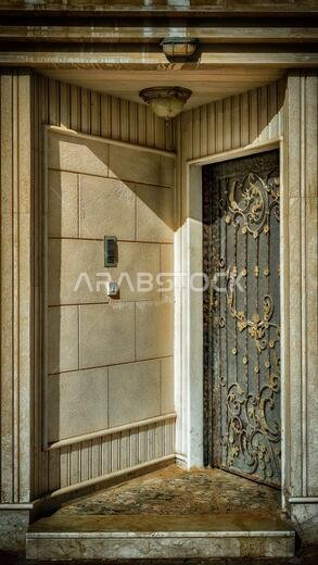 Saudi Door-rustic shadow HDR