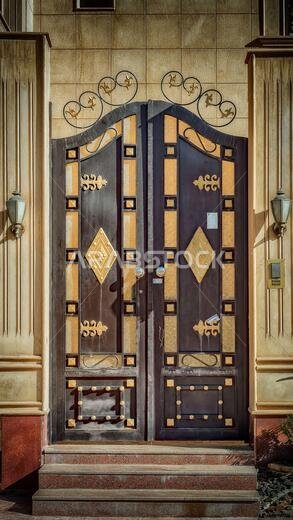 Saudi Door-rustic shadow HDR