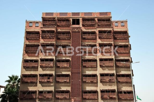 The vintage house in Al-balad district, Jeddah, Saudi Arabia