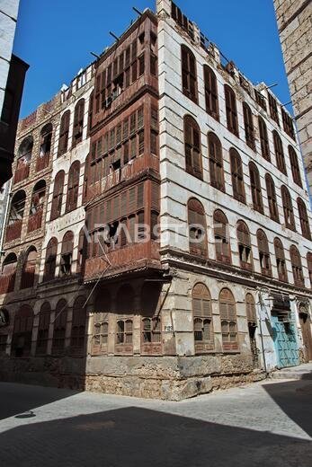 The vintage house in Al-balad district, Jeddah, Saudi Arabia