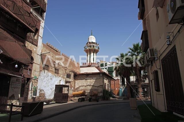 المسجد العتيق في حي البلد، جدة، المملكة العربية السعودية