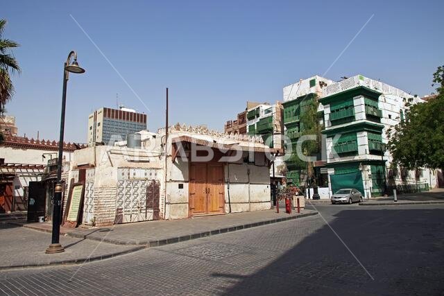 The vintage house in Al-balad district, Jeddah, Saudi Arabia