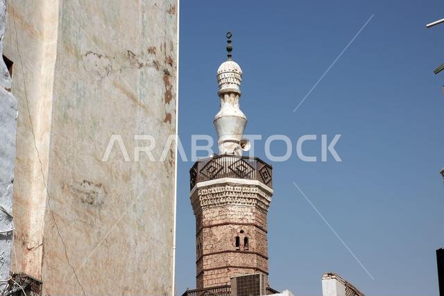 The vintage mosque in Al-balad district, Jeddah, Saudi Arabia The vintage mosque in Al-balad district, Jeddah, Saudi Arabia