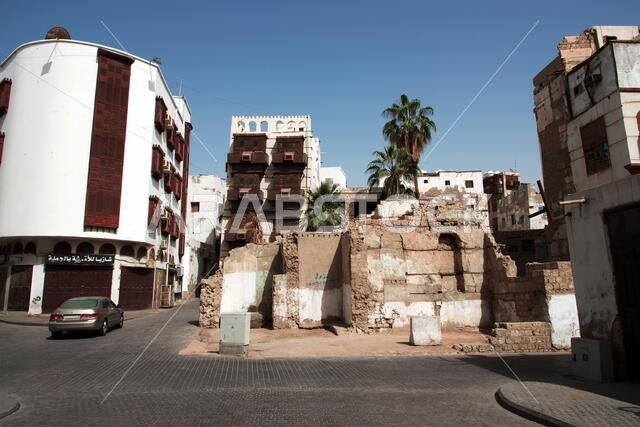 The vintage house in Al-balad district, Jeddah, Saudi Arabia