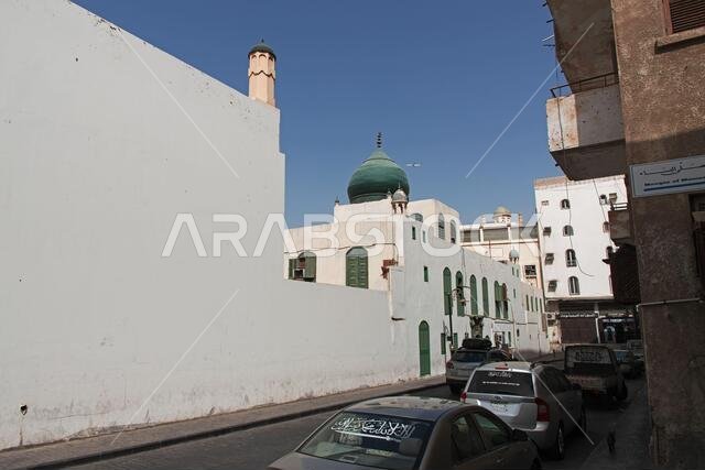 المسجد العتيق في حي البلد، جدة، المملكة العربية السعودية