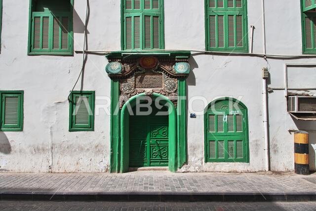 المسجد العتيق في حي البلد، جدة، المملكة العربية السعودية