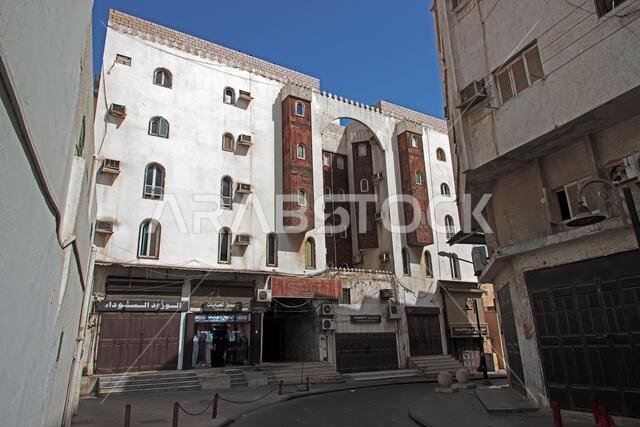 The vintage house in Al-balad district, Jeddah, Saudi Arabia The vintage house in Al-balad district, Jeddah, Saudi Arabia