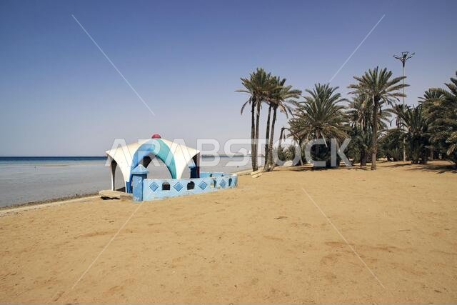 The beach of Red sea, Saudi arabia