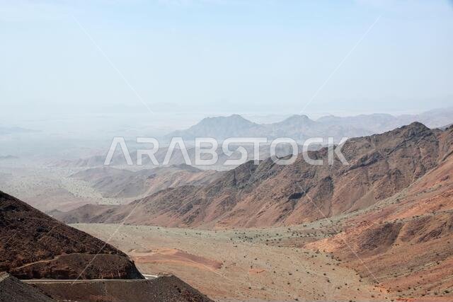 طبيعة الوادي العظيم في المملكة العربية السعودية