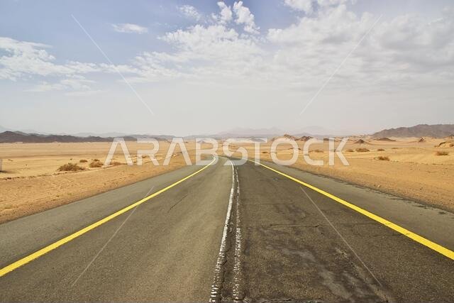 الطريق في الصحراء، المملكة العربية السعودية