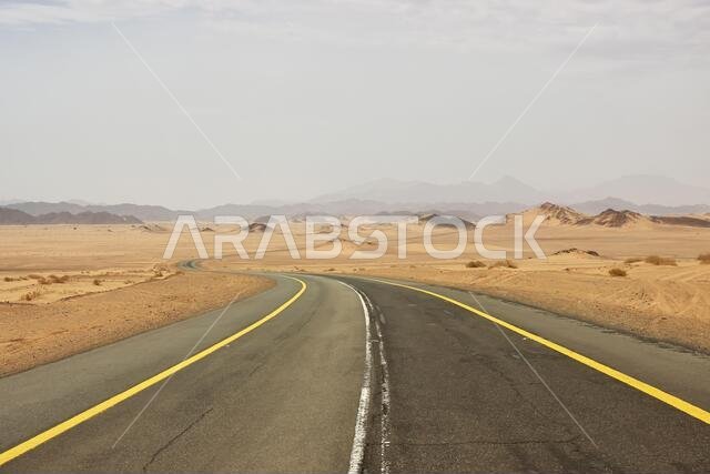 الطريق في الصحراء، المملكة العربية السعودية