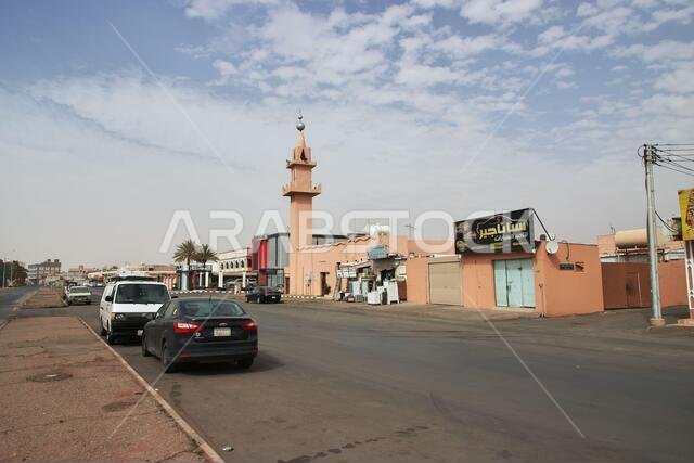 المتجر الواقع في وسط مدينة حائل، المملكة العربية السعودية